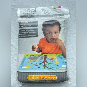 NWT Neat Solutions Table Topper Disposable Stick-on Placemats, 60 count
